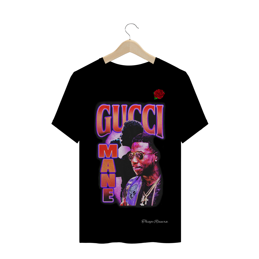 Nome do produto: Camisa preta Rose\'s \'\'GUCCI MANE\'\'