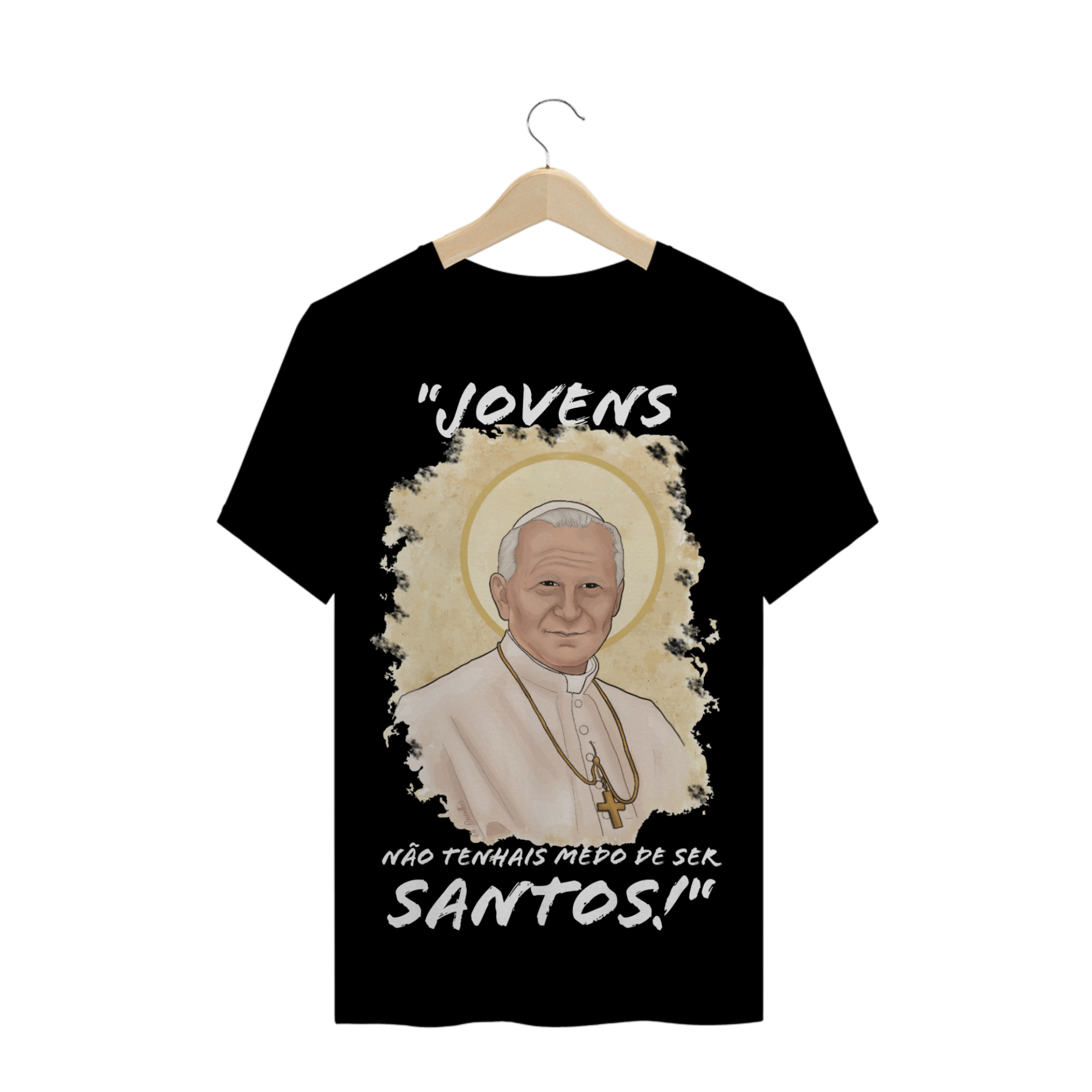 Nome do produto  Camiseta “Não tenhais medo” (São João Paulo II)