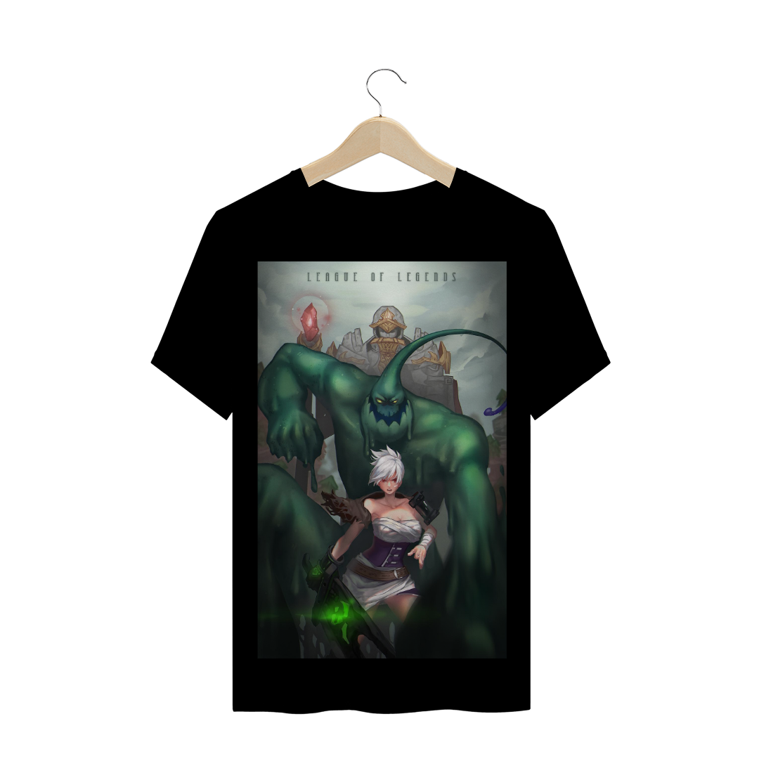 Nome do produto  Camiseta Zac e Riven Legends
