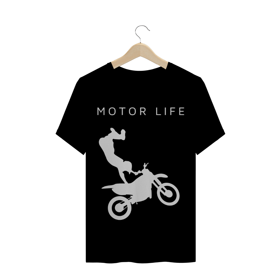 Nome do produto  Camisa Motor Life Preta +Cores