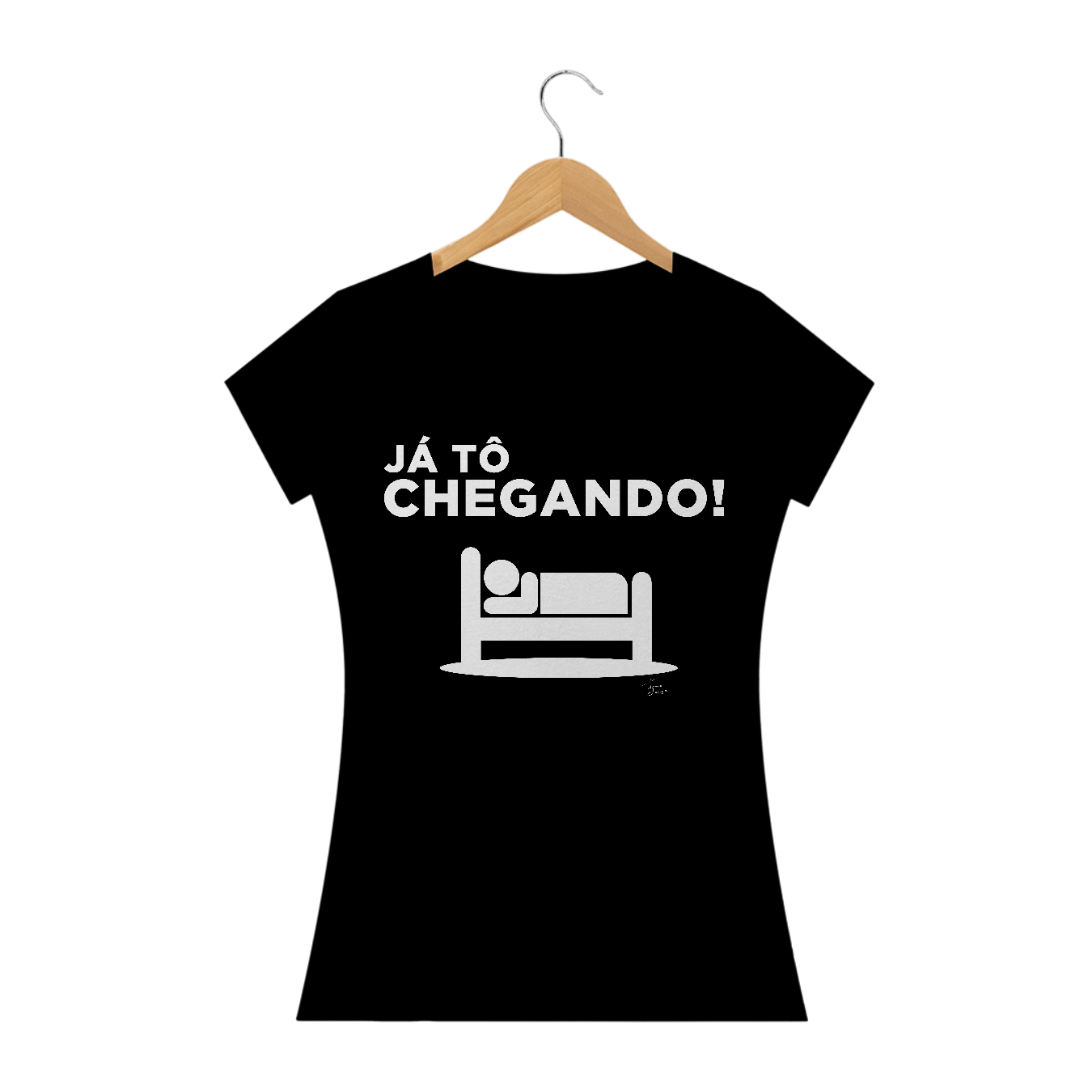 Nome do produto  Já Tô Chegando! (Estampa Branca) Fem. | Índio Design