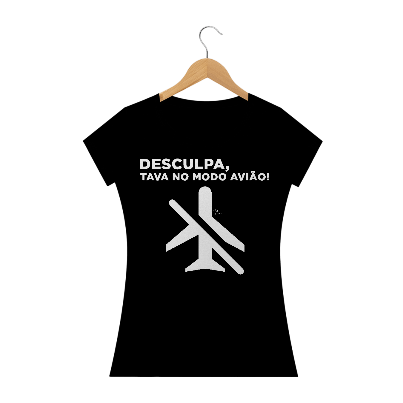 Nome do produto  Modo Avião (Estampa Branca) Fem. | Índio Design