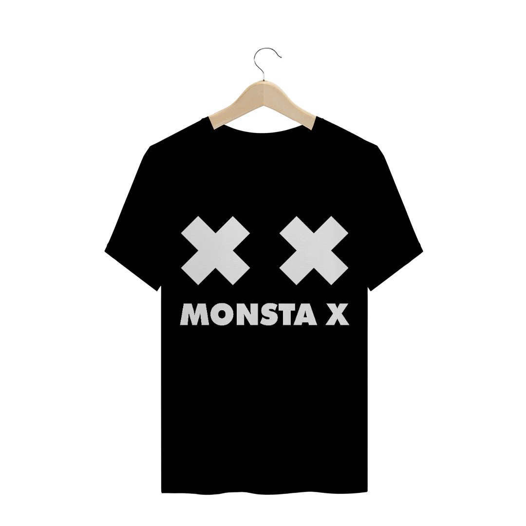 T-Shirt Quality Camiseta Monsta X (X X) - Preta em Mic Drop K-Store
