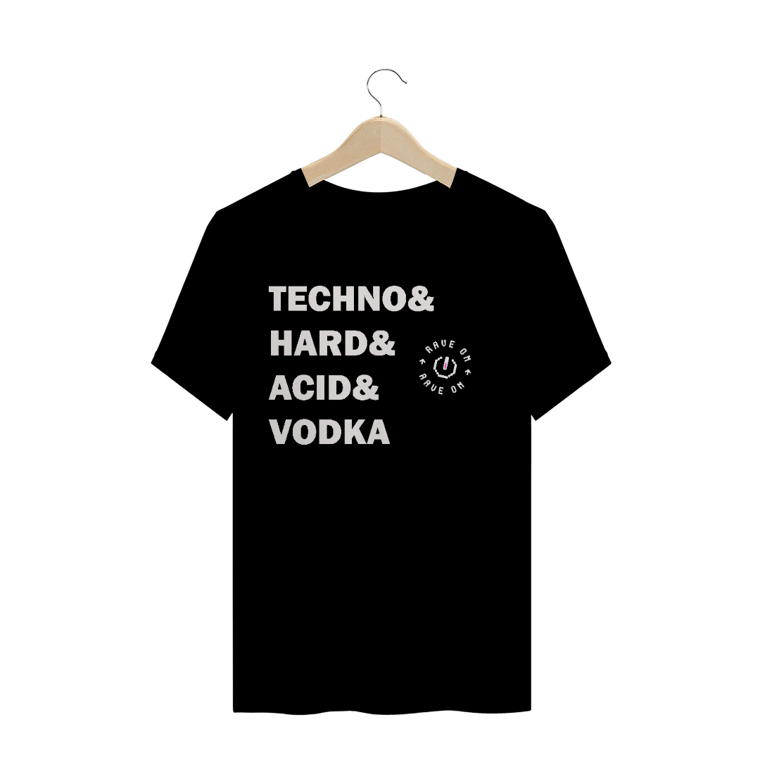 Nome do produto  Camiseta Techno and Acid - Rave ON