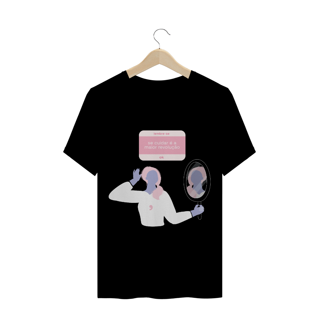 Nome do produto  gal, t-shirt | se cuidar é a maior revolução