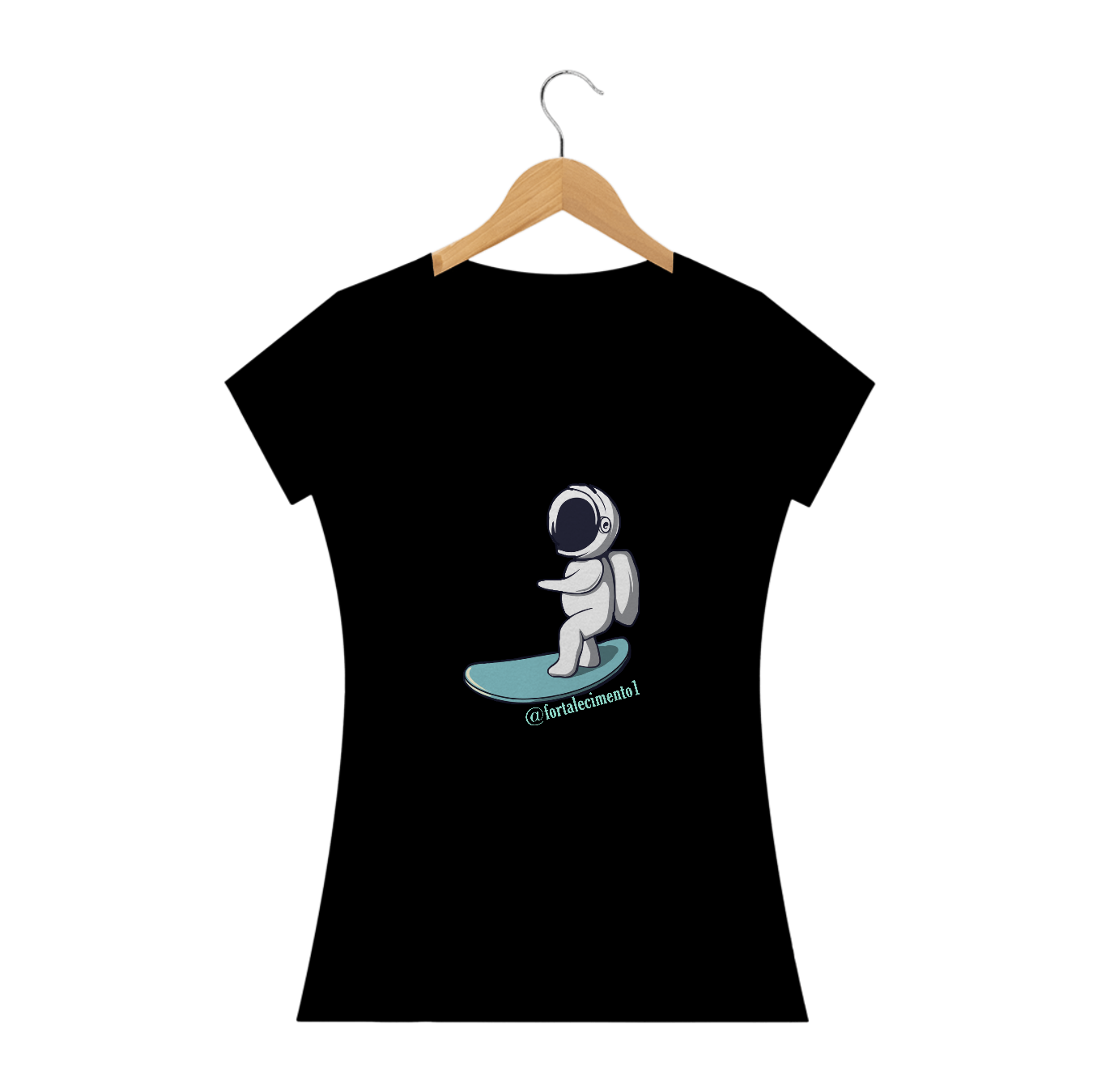 Nome do produto  Baby Look Astronauta Fortalecimento