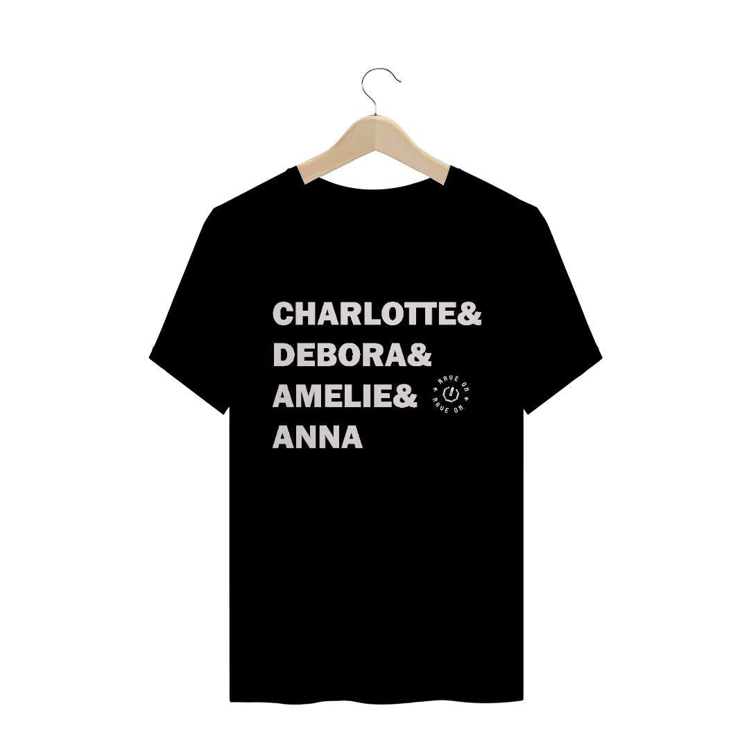 Nome do produto  Camiseta Charlotte and Debora...Rave ON