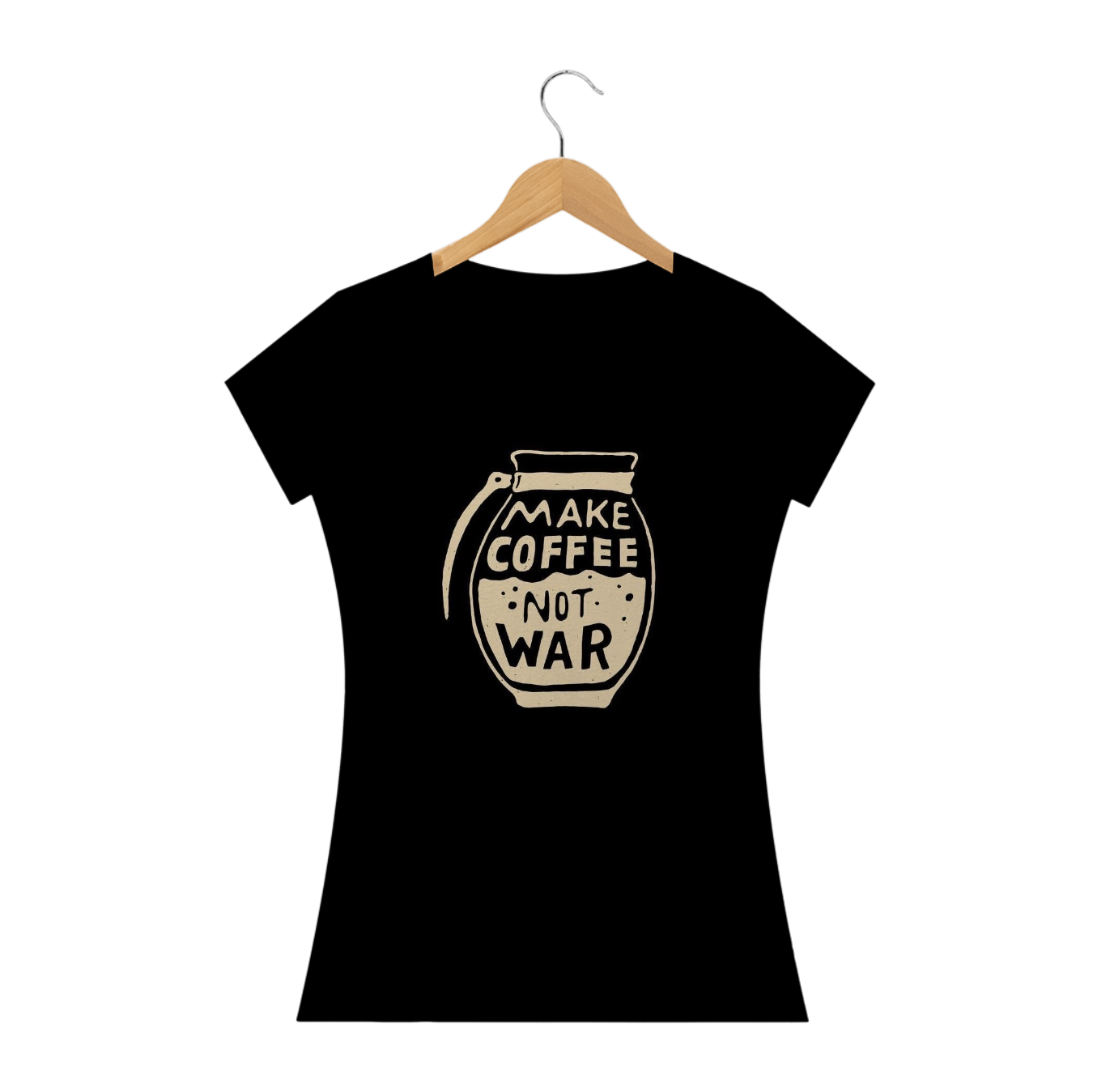 Nome do produto  Baby look Make Coffee Not War Fortalecimento