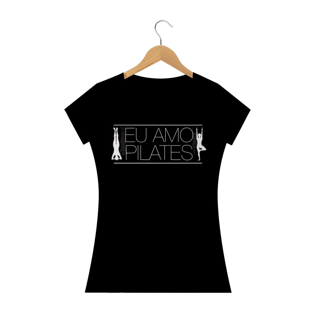 Nome do produto  baby look preto PILATES