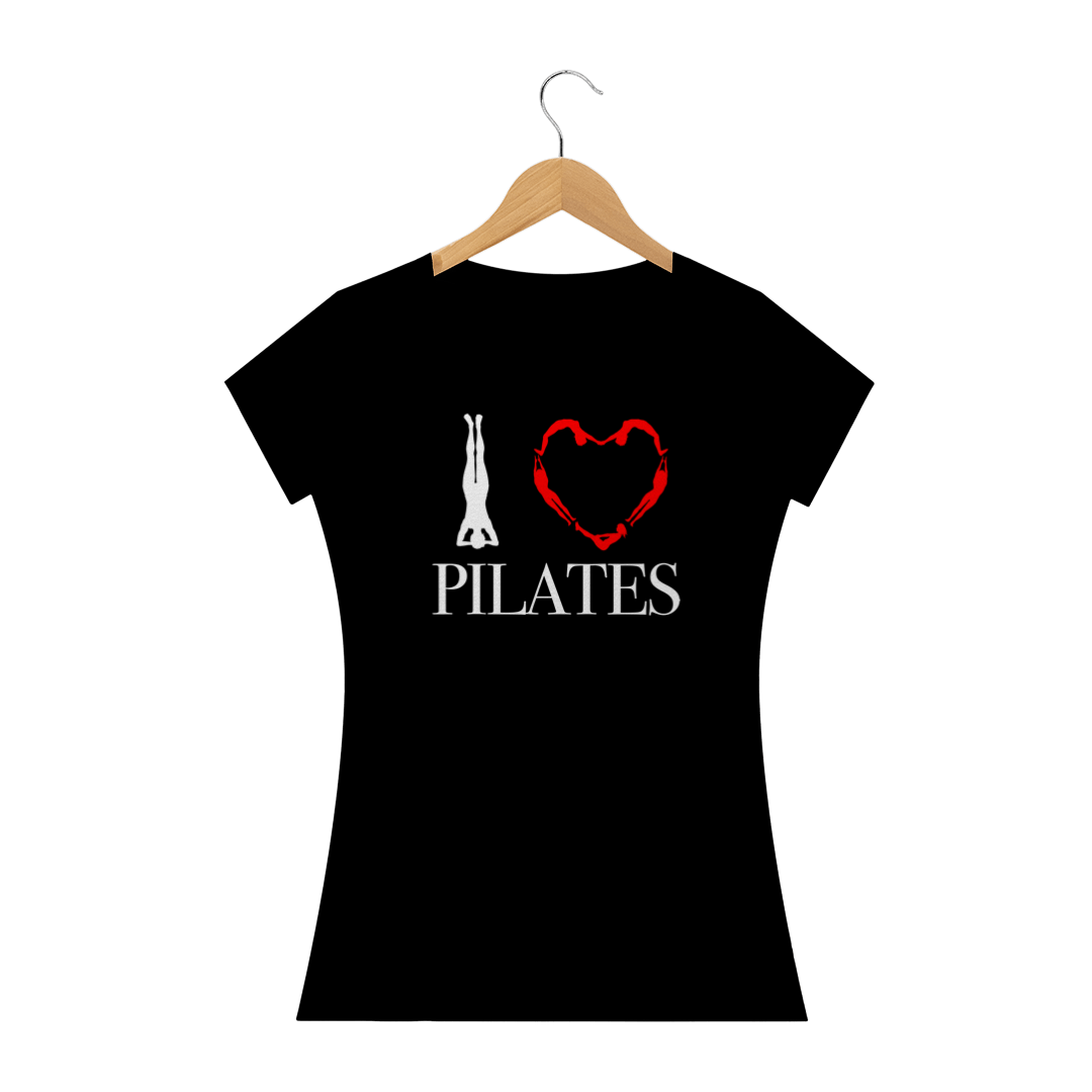Nome do produto  baby look preto LOVE PILATES