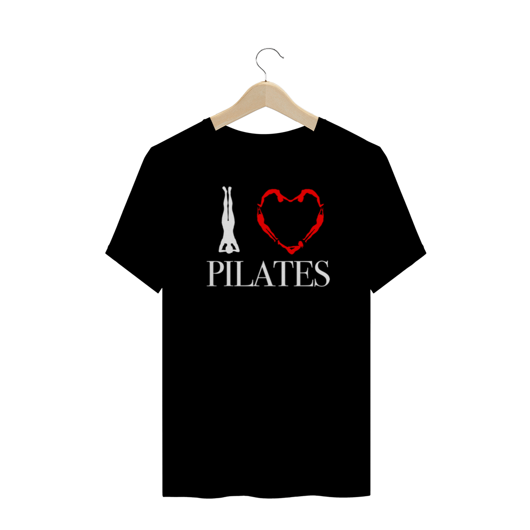 Nome do produto  t-shirt preta LOVE PILATES