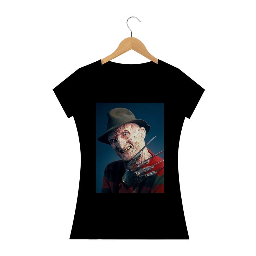 Nome do produto  Camiseta Feminina Freddy grueger