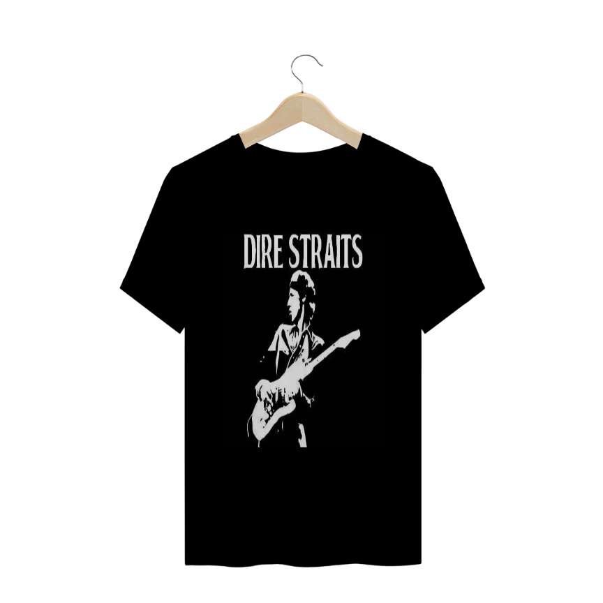 Nome do produto: Camiseta masculina Banda Dire Straits