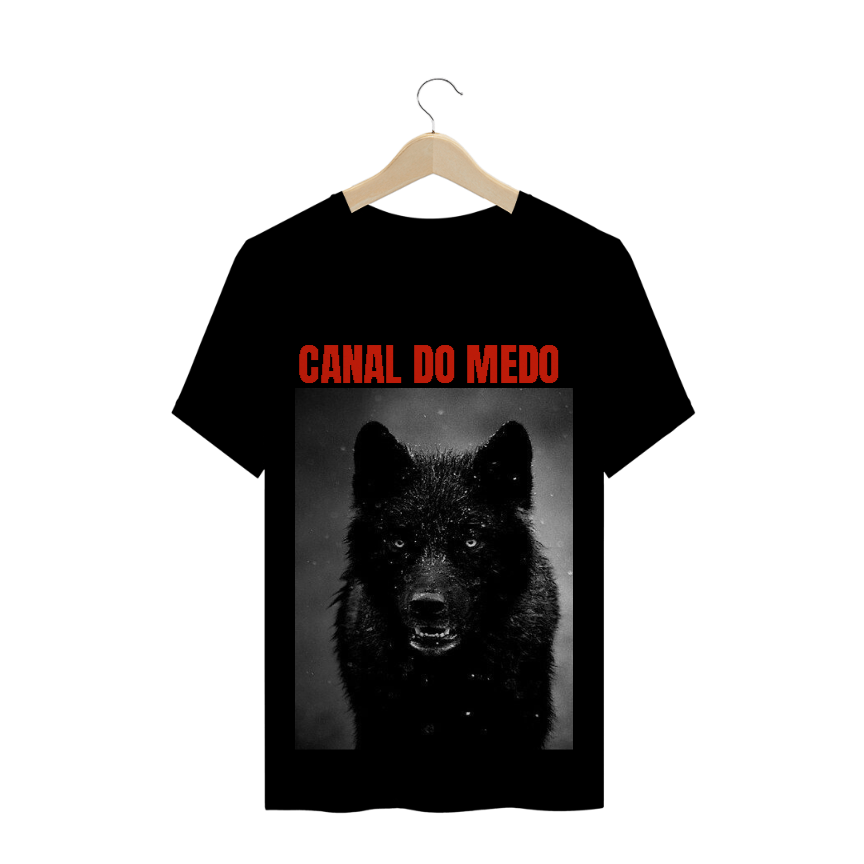 Nome do produto  Camiseta Masculina canal do medo 