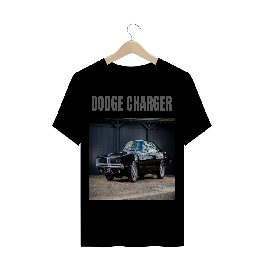 Nome do produto  Camiseta dodge charger preto