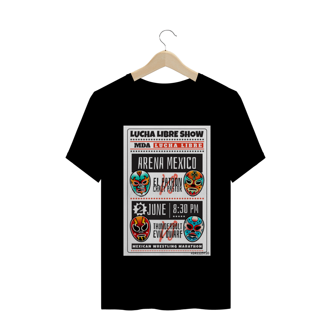 Nome do produto  Camiseta Lutcha Libre Show