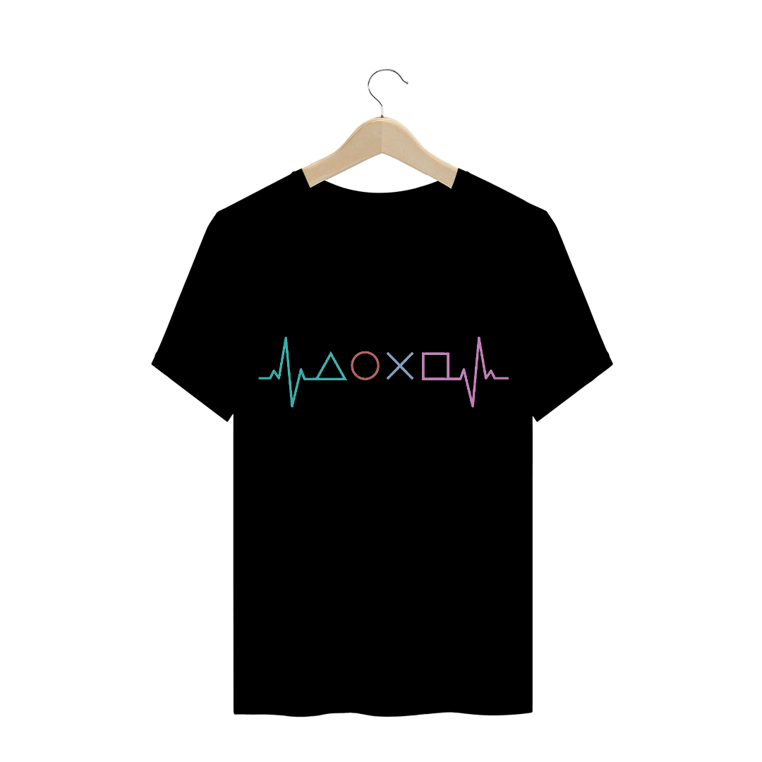Nome do produto  Camiseta Masculina (Heart Gamer)