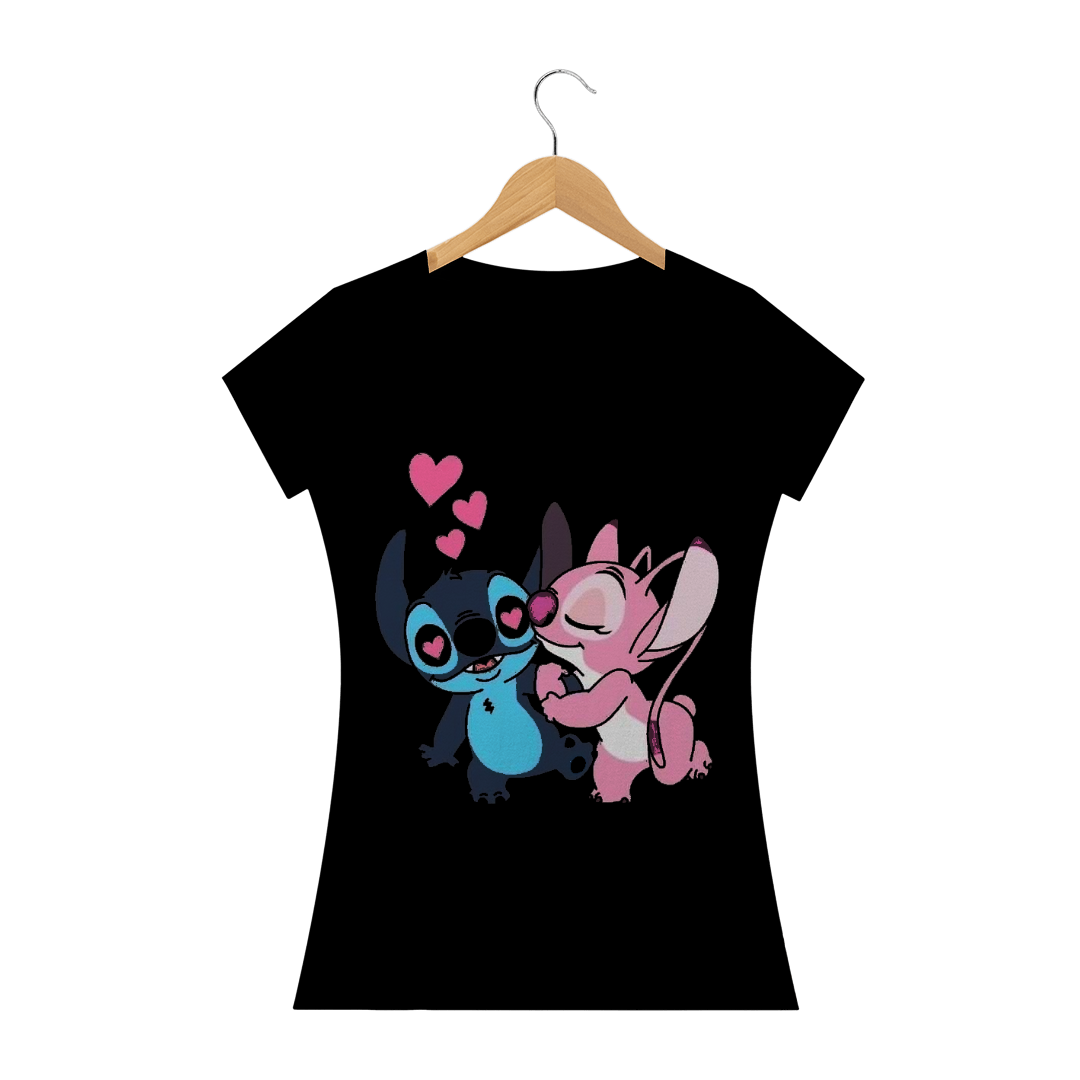 Nome do produto: Camiseta Feminina (Stitch Lovers)