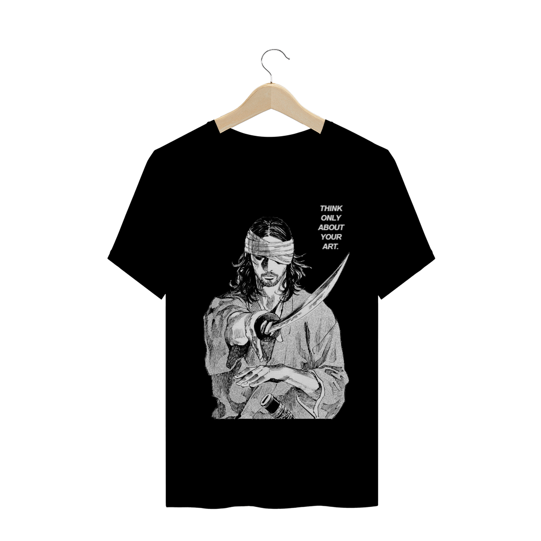 Nome do produto  Camisa Miyamoto Musashi Vagabond (Preta) Unissex
