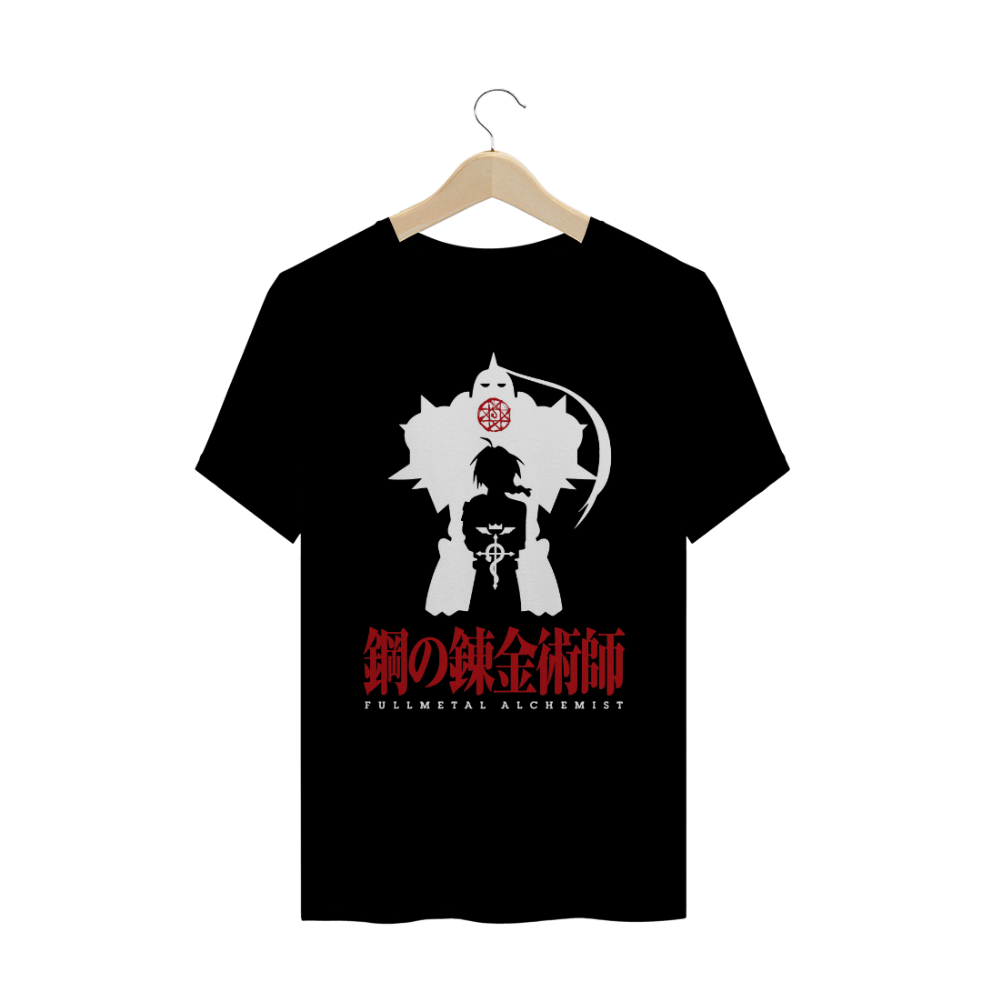 Nome do produto  Camisa Fullmetal Alchemist - Irmãos Elric (Preta) Unissex