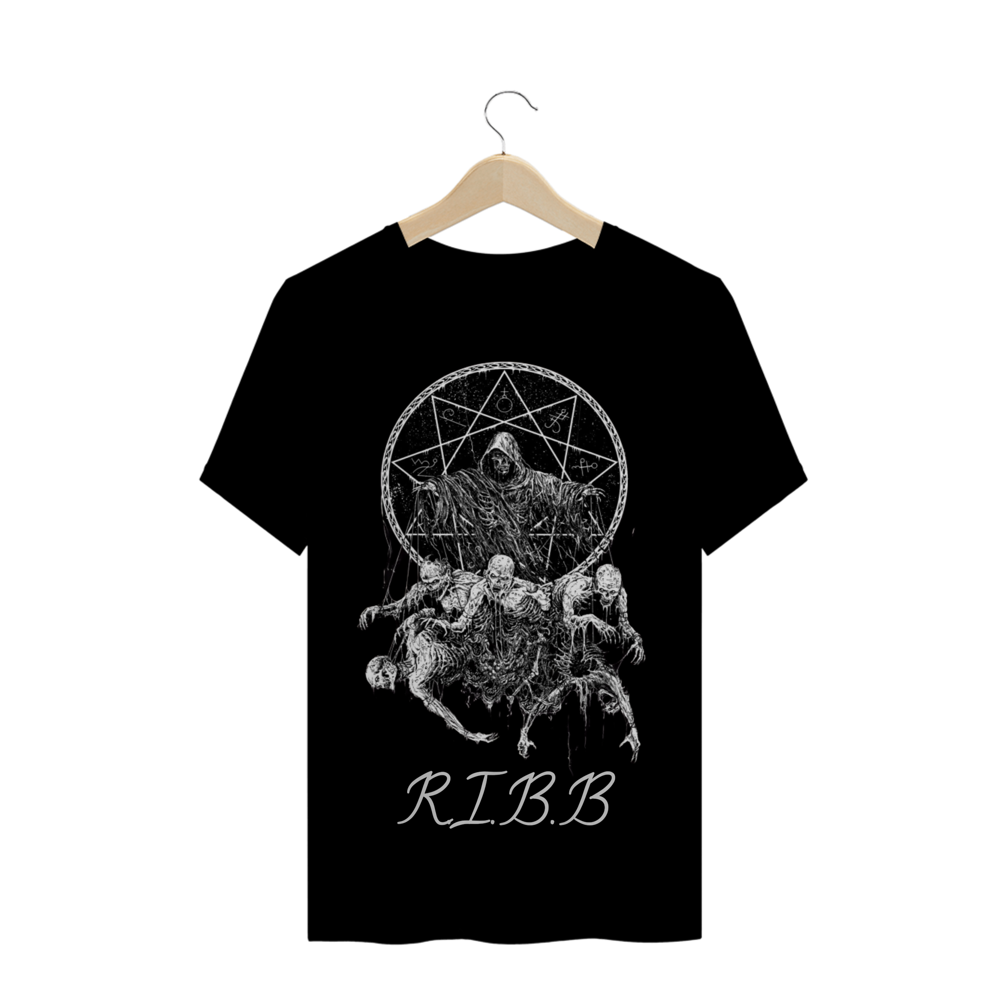 Nome do produto  Camiseta masculina Marionetes 666 R.I.B.B