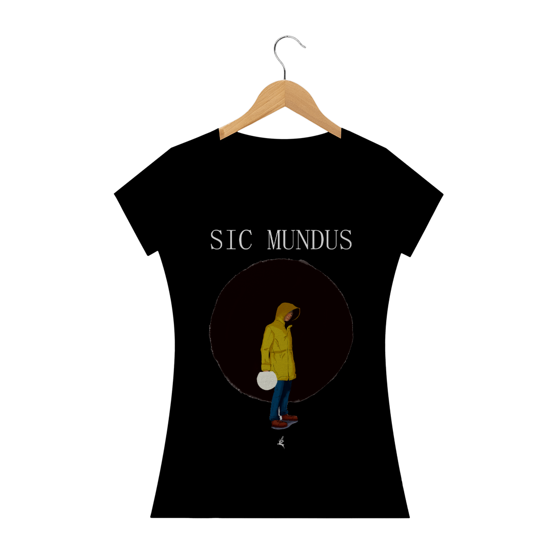 Nome do produto  Blusa Feminina Personalizada - Sic Mundus - Dark - Baby Long
