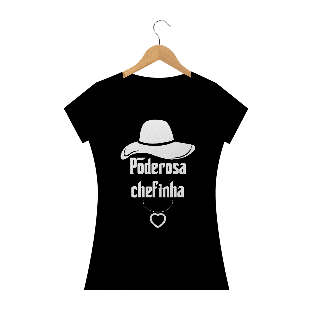 Nome do produto  Poderosa chefinha / Baby Long Preta / T-shirt Prime