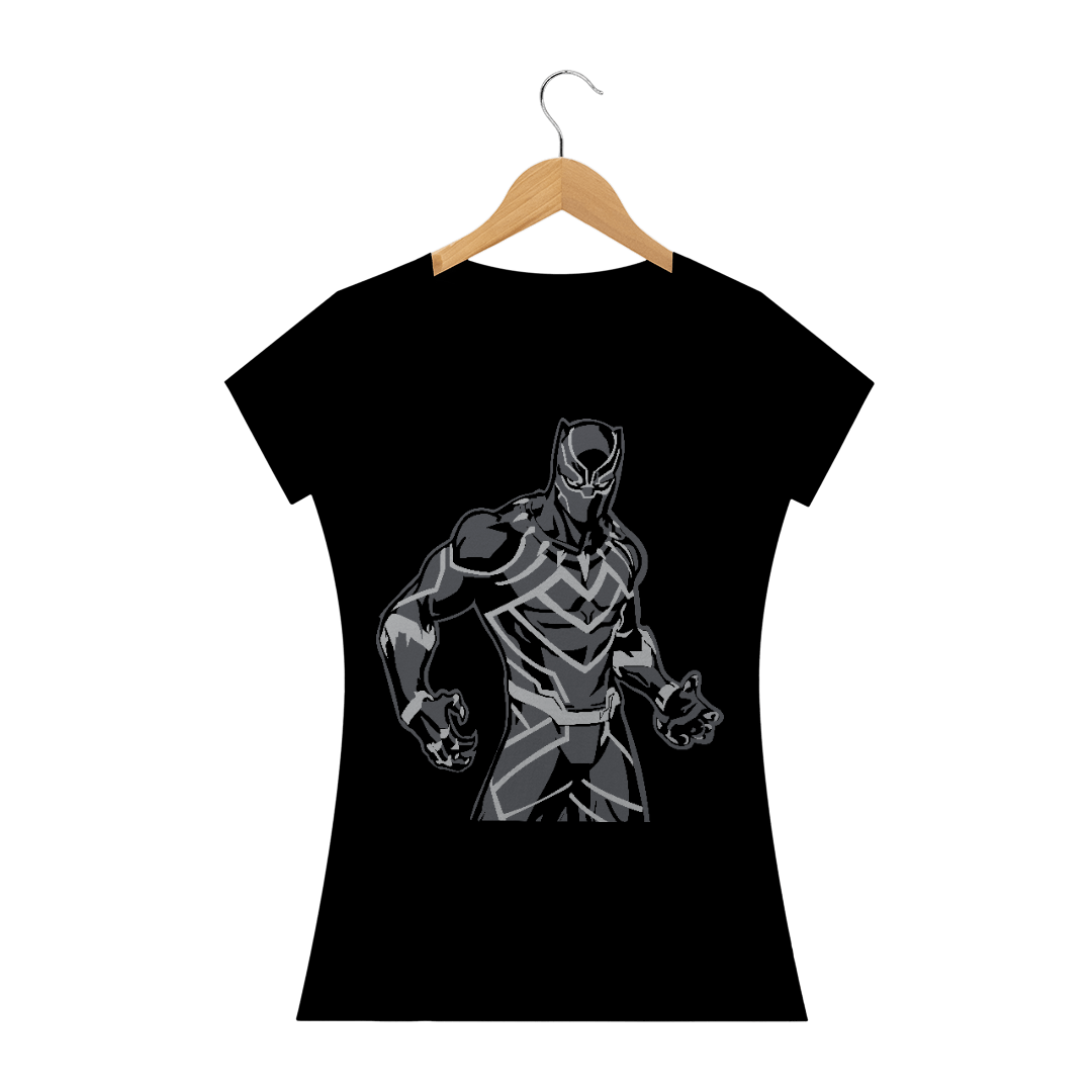 Nome do produto  Camiseta Feminina Pantera Negra  