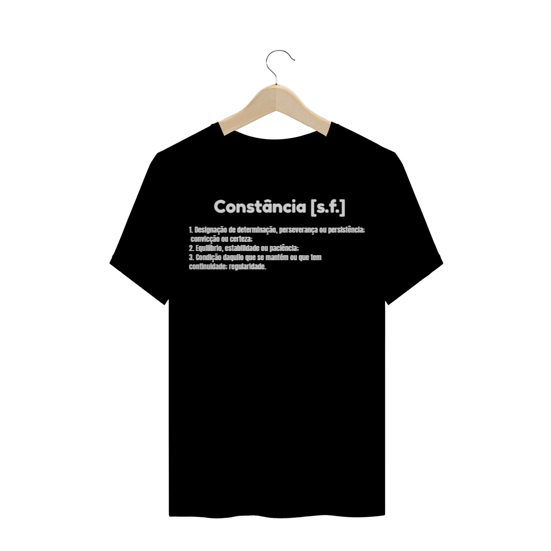 Nome do produto  Camiseta Quality - Constância