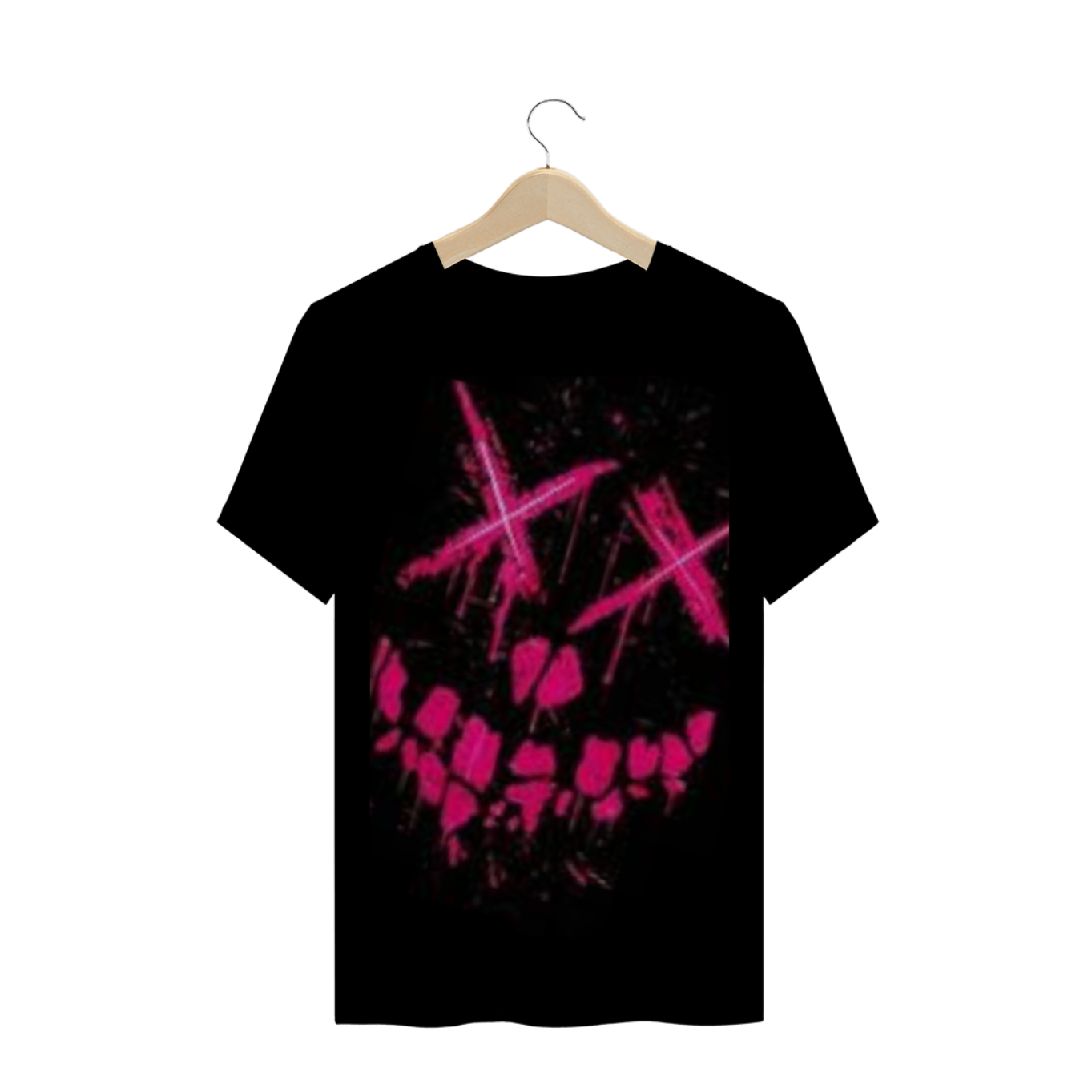 Nome do produto  Camisa preta com sorriso