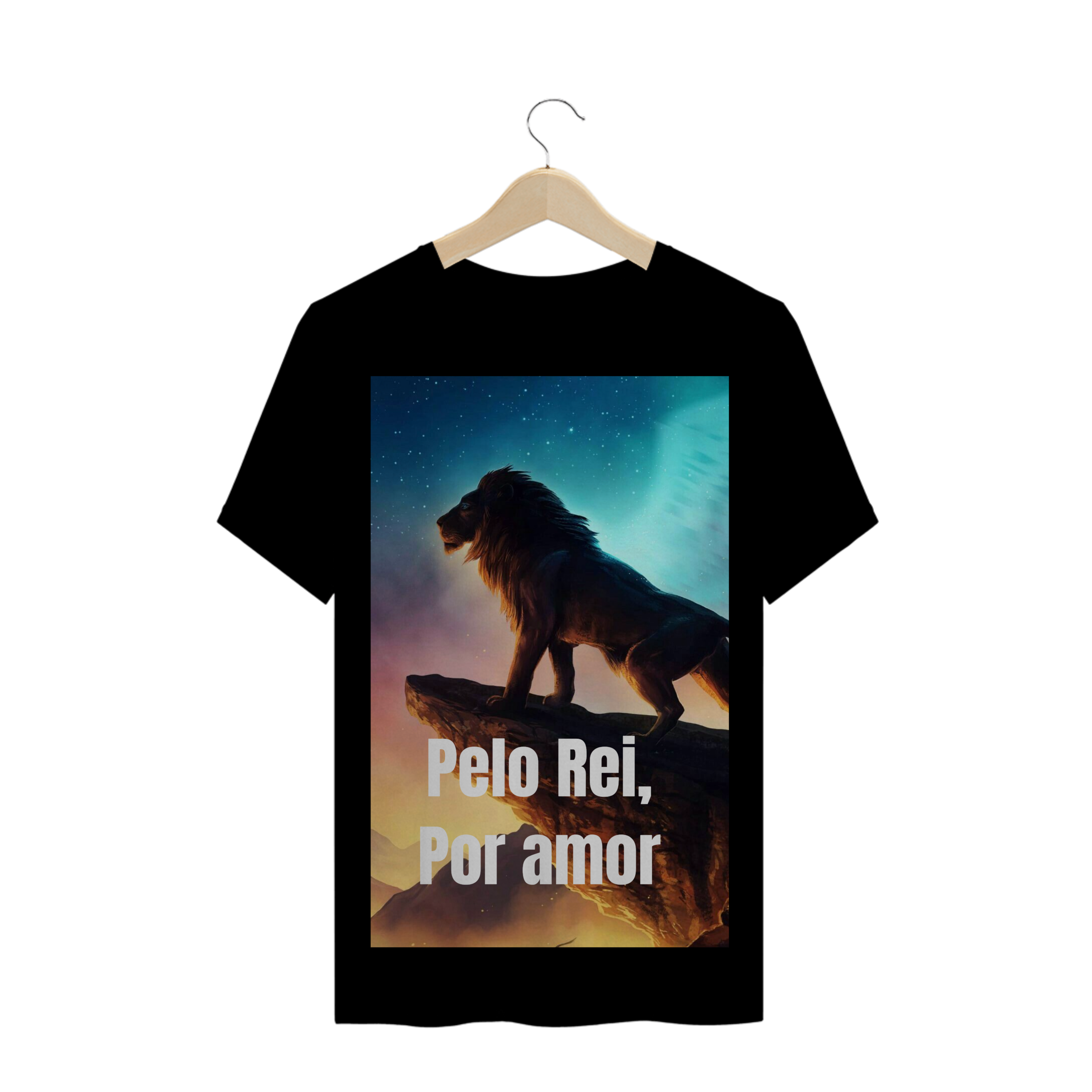 Nome do produto  T-shirt Pelo Rei, Por amor rei leão