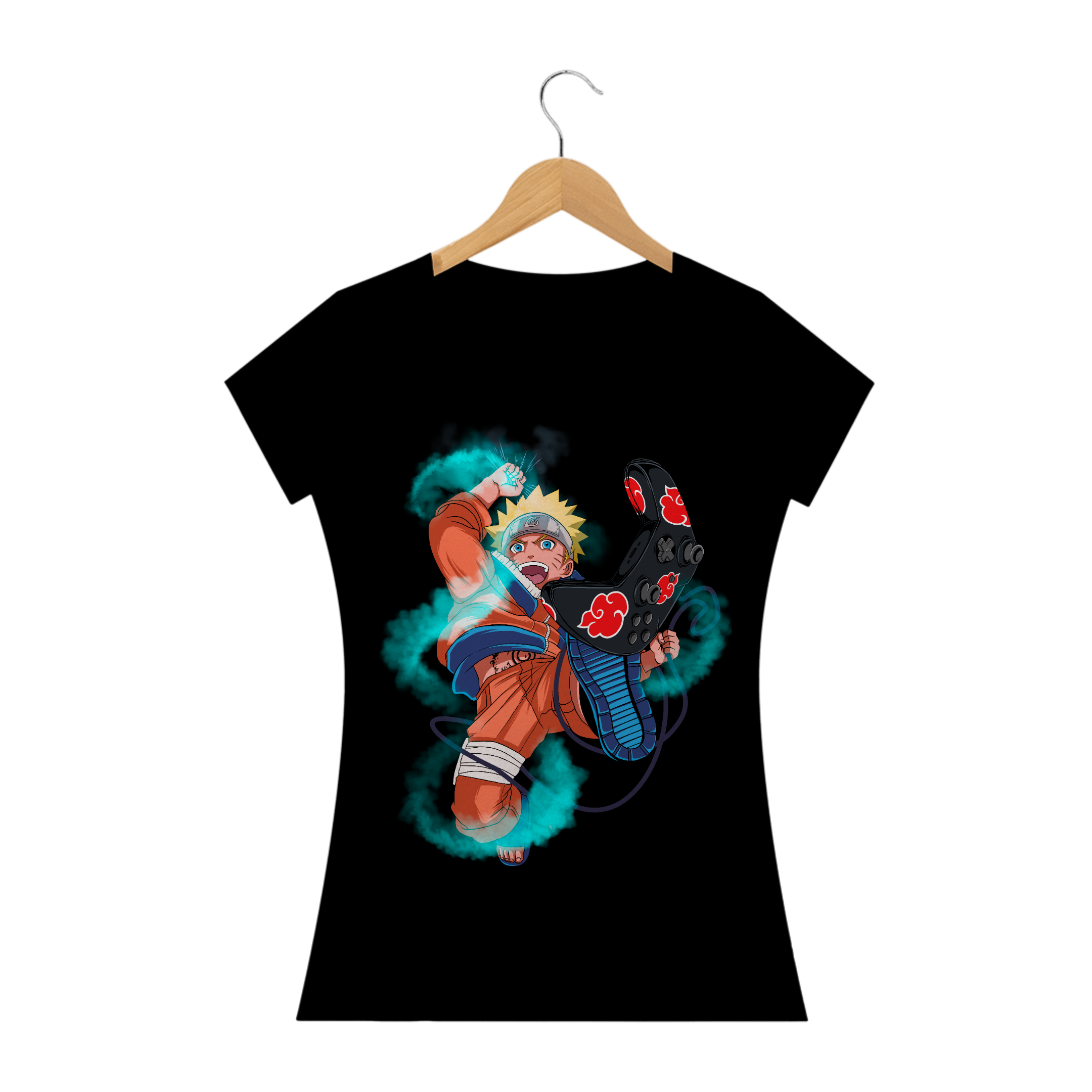 Nome do produto  Naruto Gamer | Colorida (Feminina)