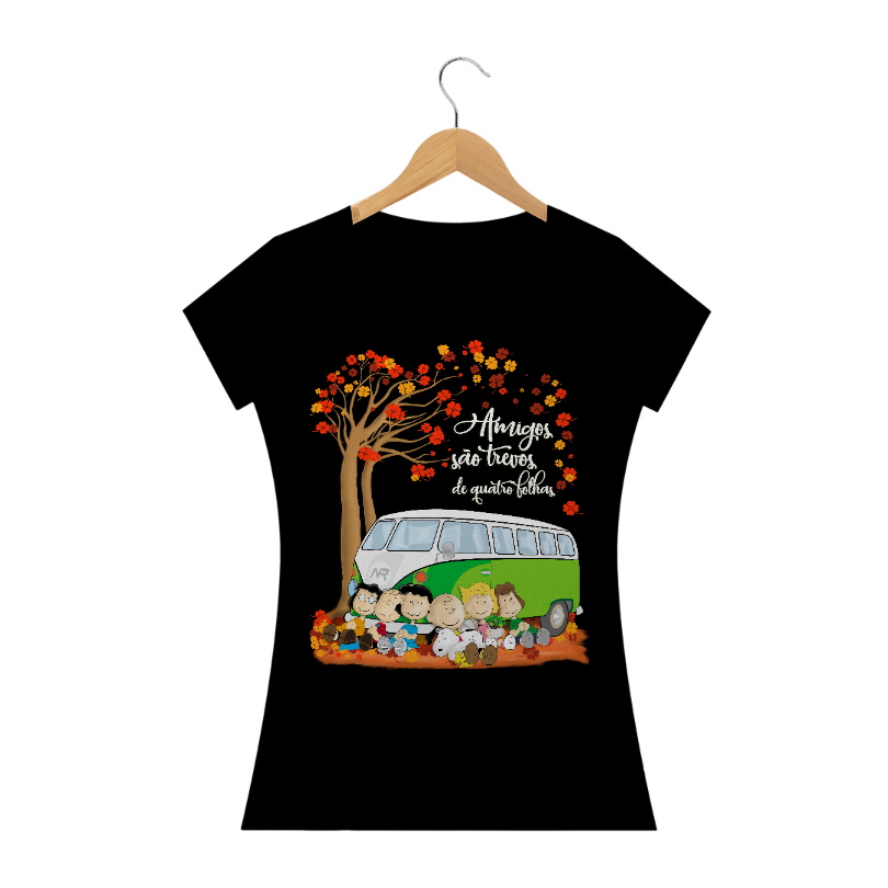 Nome do produto  Snoopy - Amigos são trevos / Baby long Prime Preta