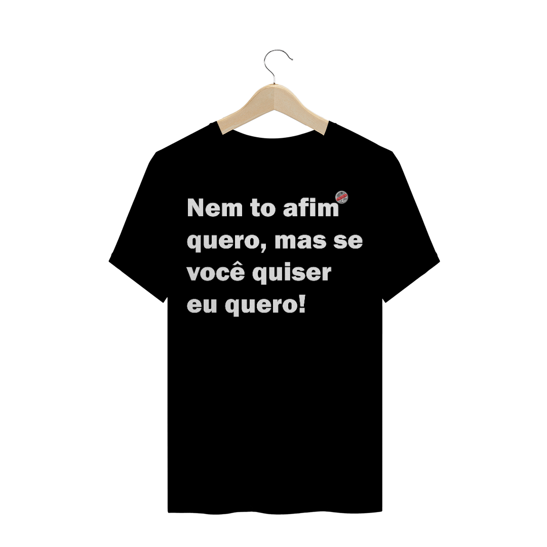 Nome do produto  Nem to afim (Preta)