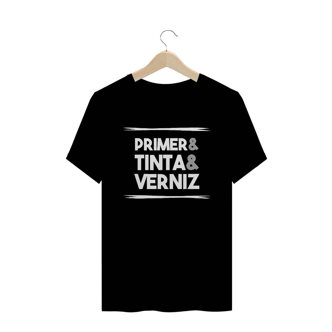 Nome do produto  Camiseta sequência de pintura - Preta