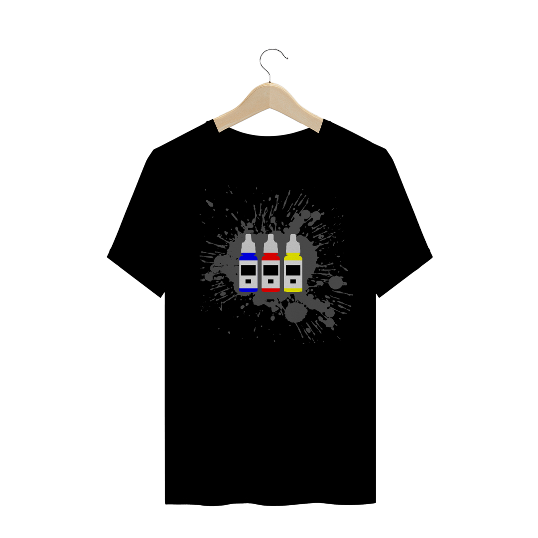 Nome do produto  Camiseta cores primárias - Preta