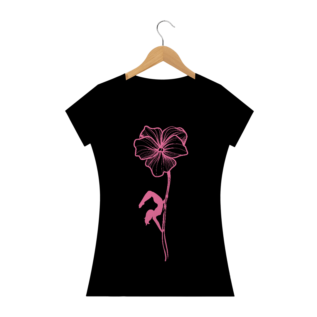 Nome do produto  Camiseta Pole Flor Baby Long Quality