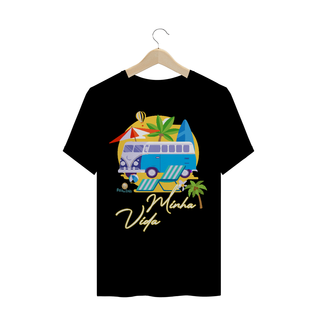Nome do produto  CAMISETA PLUS SIZE - MINHA VIDA