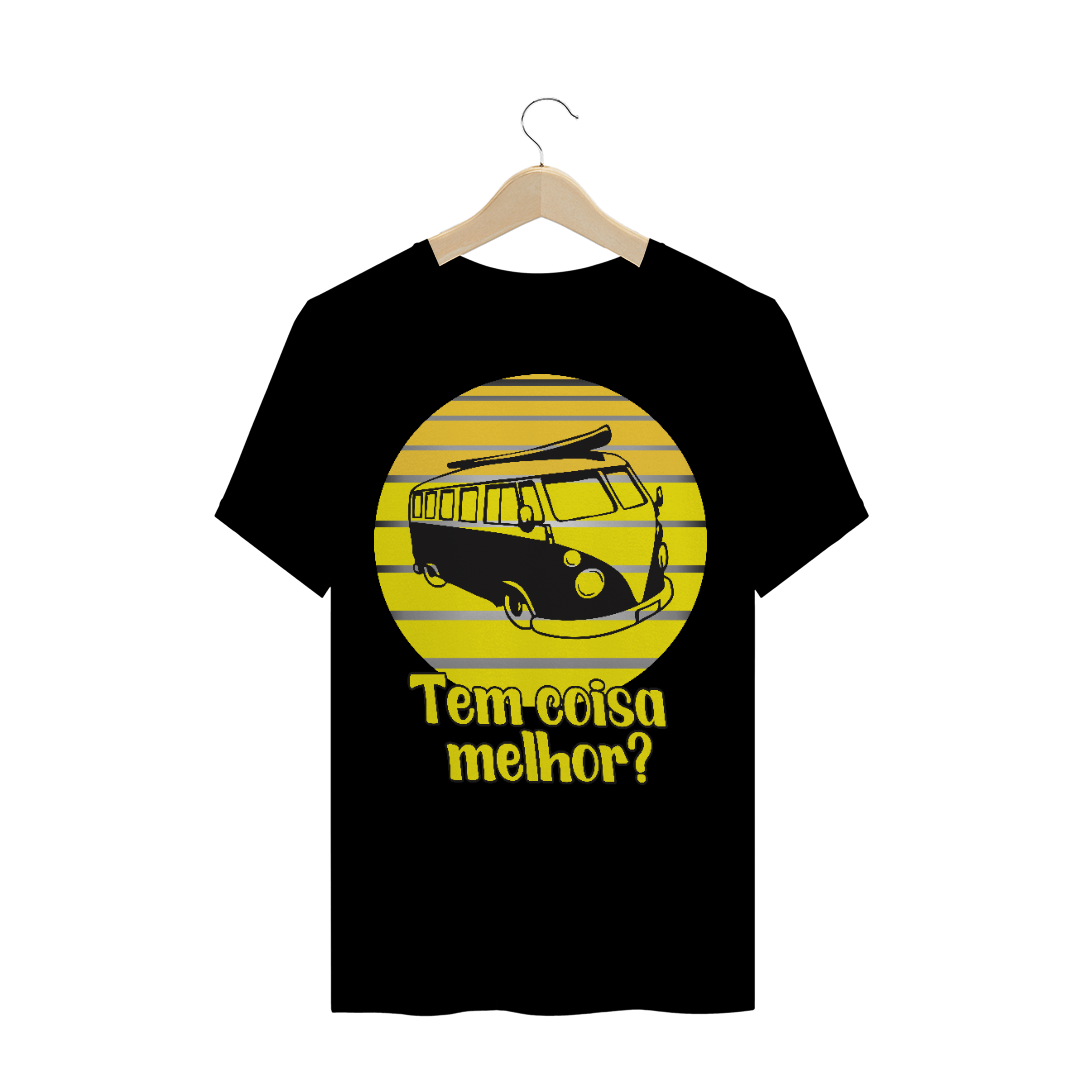 Nome do produto  CAMISETA PLUS SIZE - KOMBI TEM COISA MELHOR?