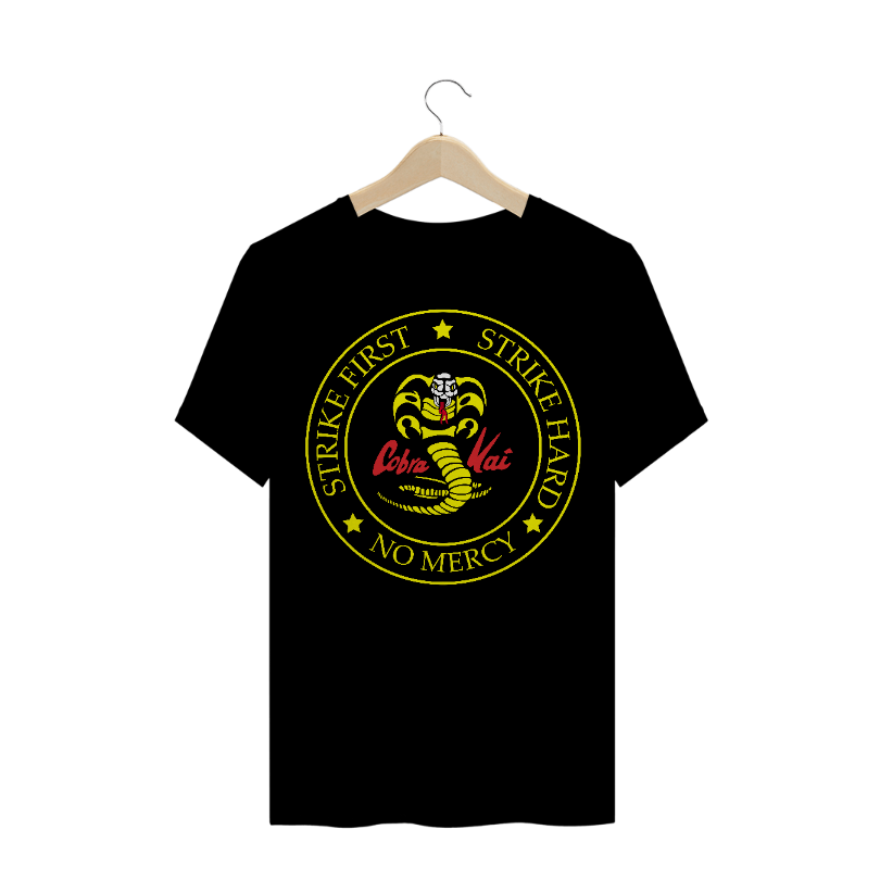 Nome do produto  Cobra kai_No_Mercy_preta / T-shirts Prime
