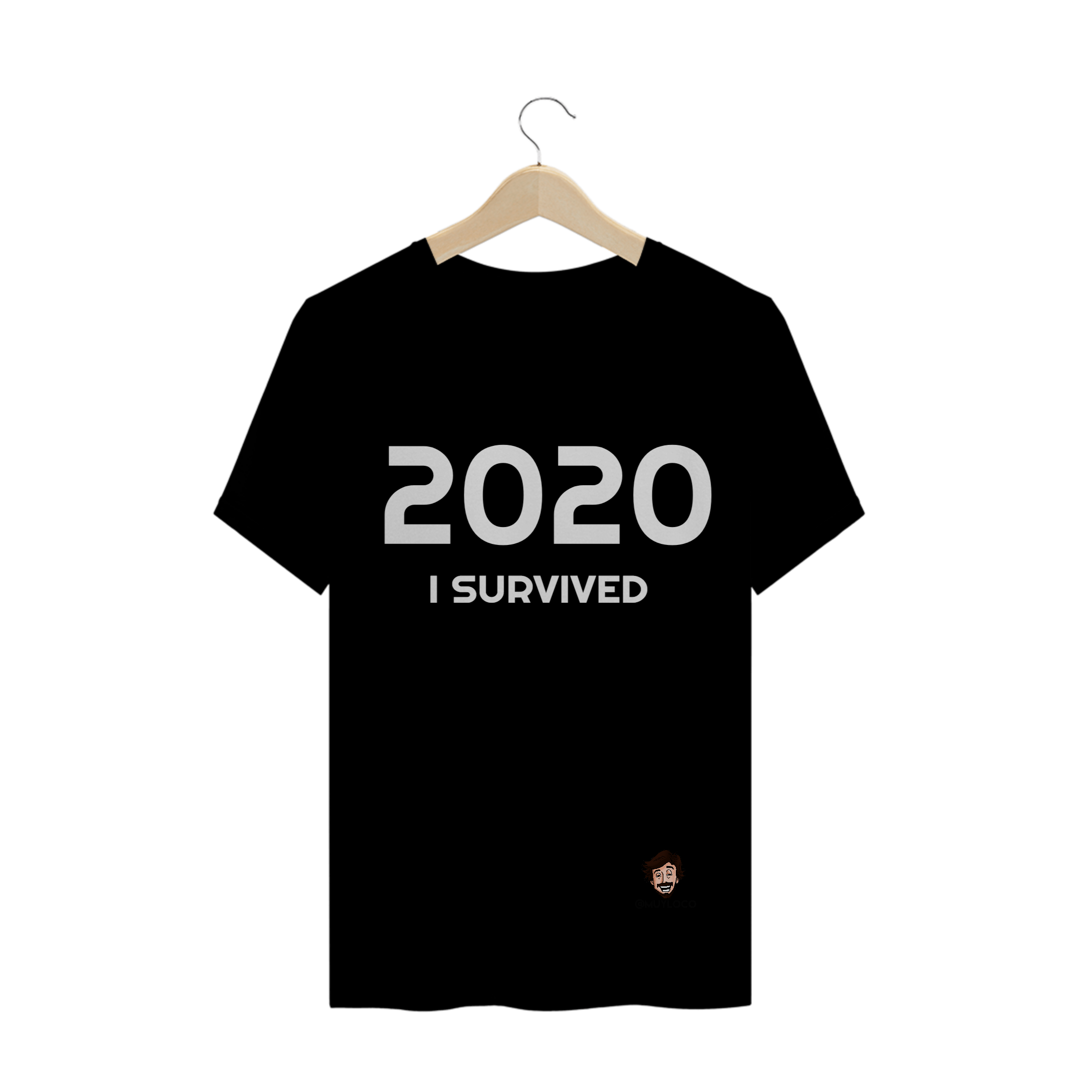 Nome do produto  2020 I SURVIVED - Funy tshirts