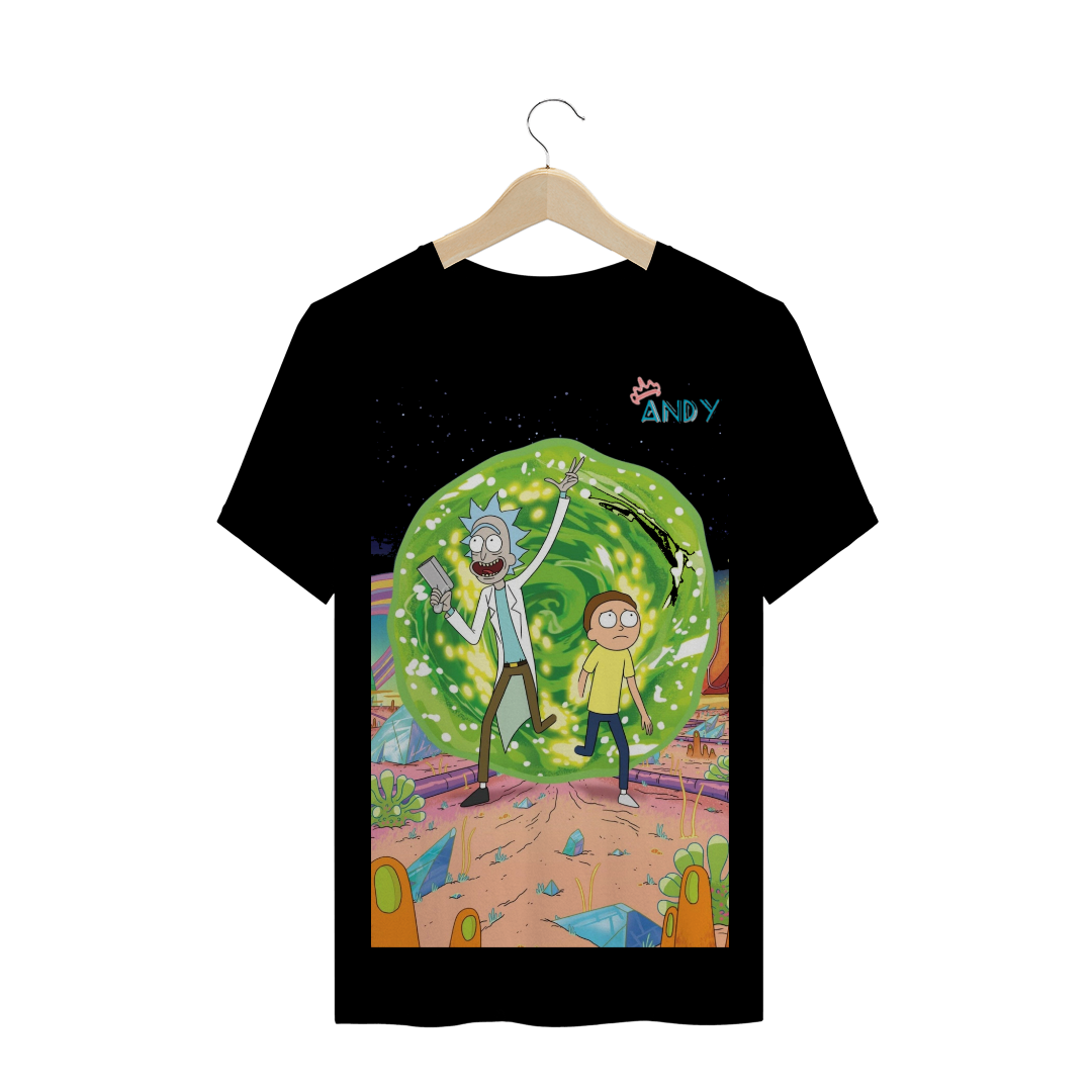 Nome do produto  camisa linha rick and morty