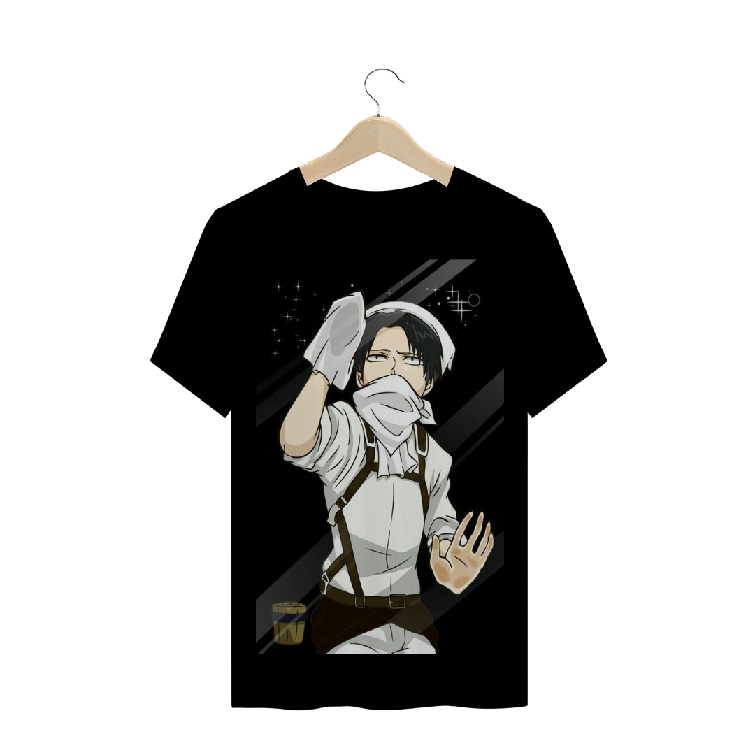 Nome do produto  Camiseta levi ackerman