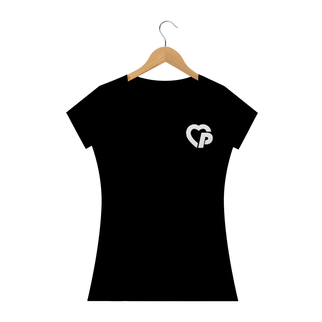 Nome do produto  T-SHIRT FEMININA LOGO BRANCA
