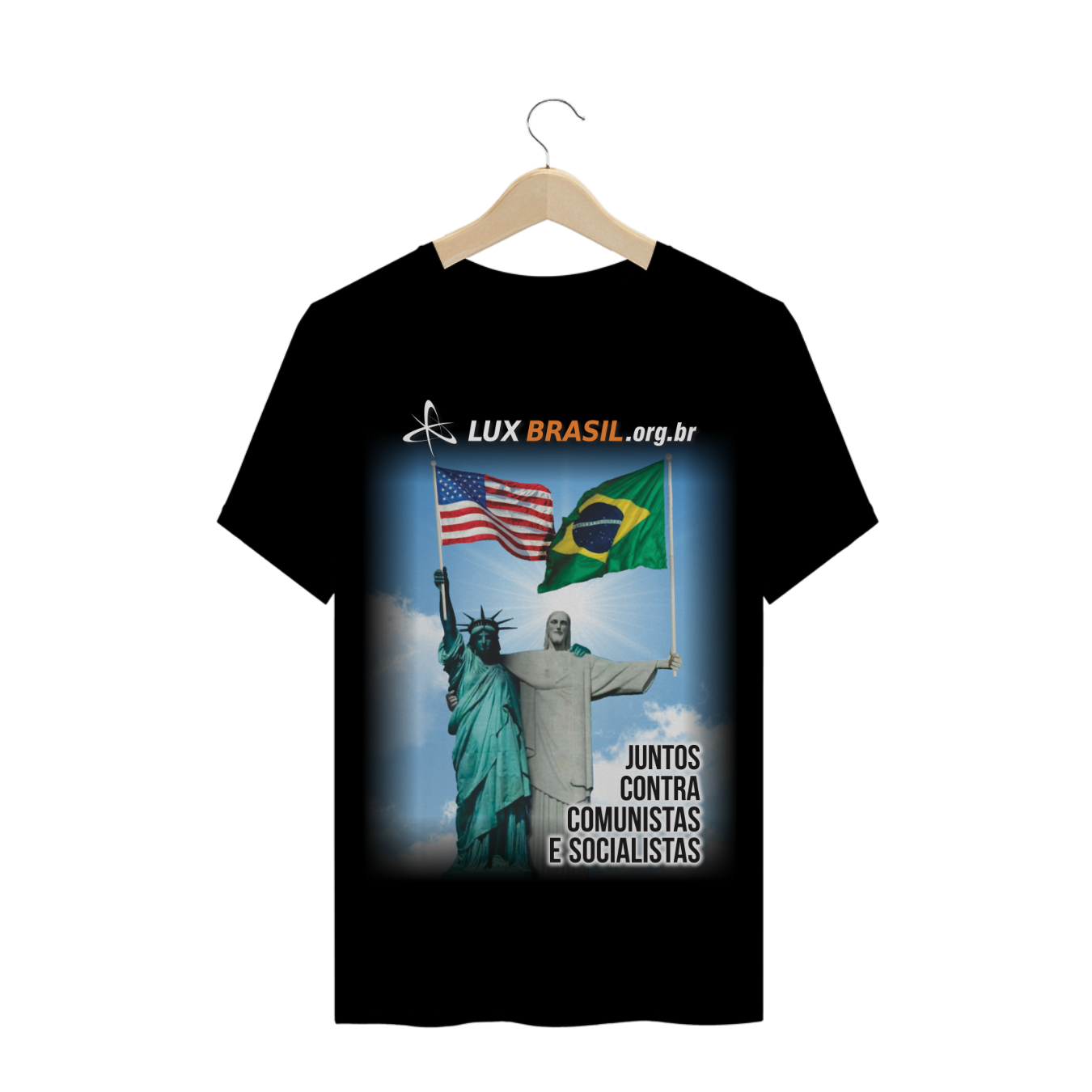 Nome do produto  Camiseta Estátuas Lux Brasil