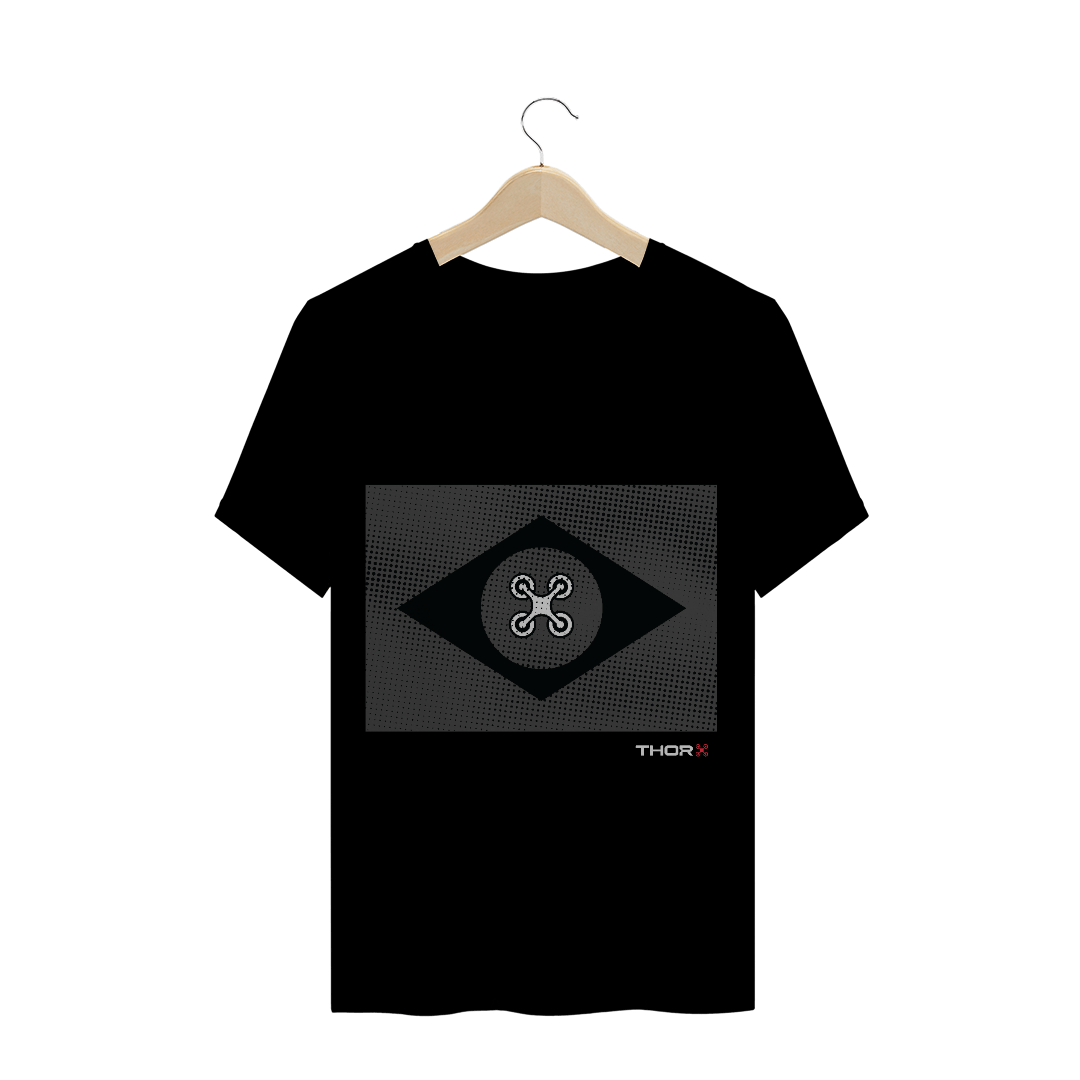 Nome do produto  CAMISETA BRASIL DRONE PRETA