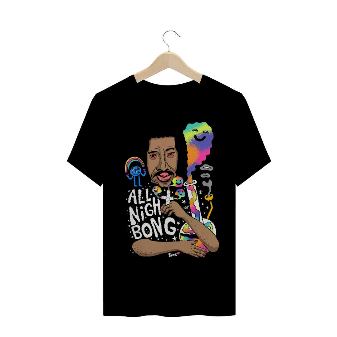 Nome do produto  All Night Bong | Preta | T-shirt
