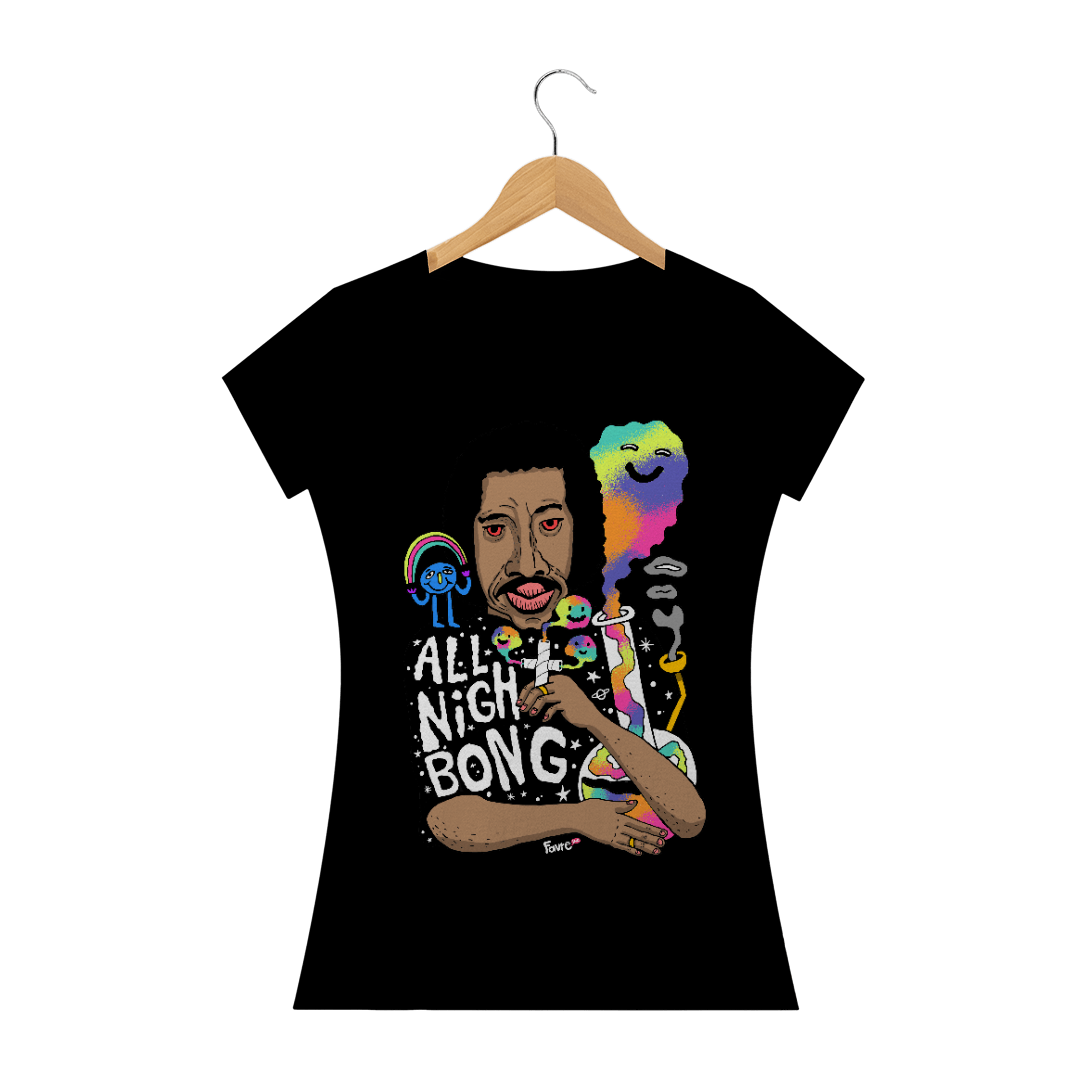 Nome do produto  All Night Bong | Preta | T-shirt
