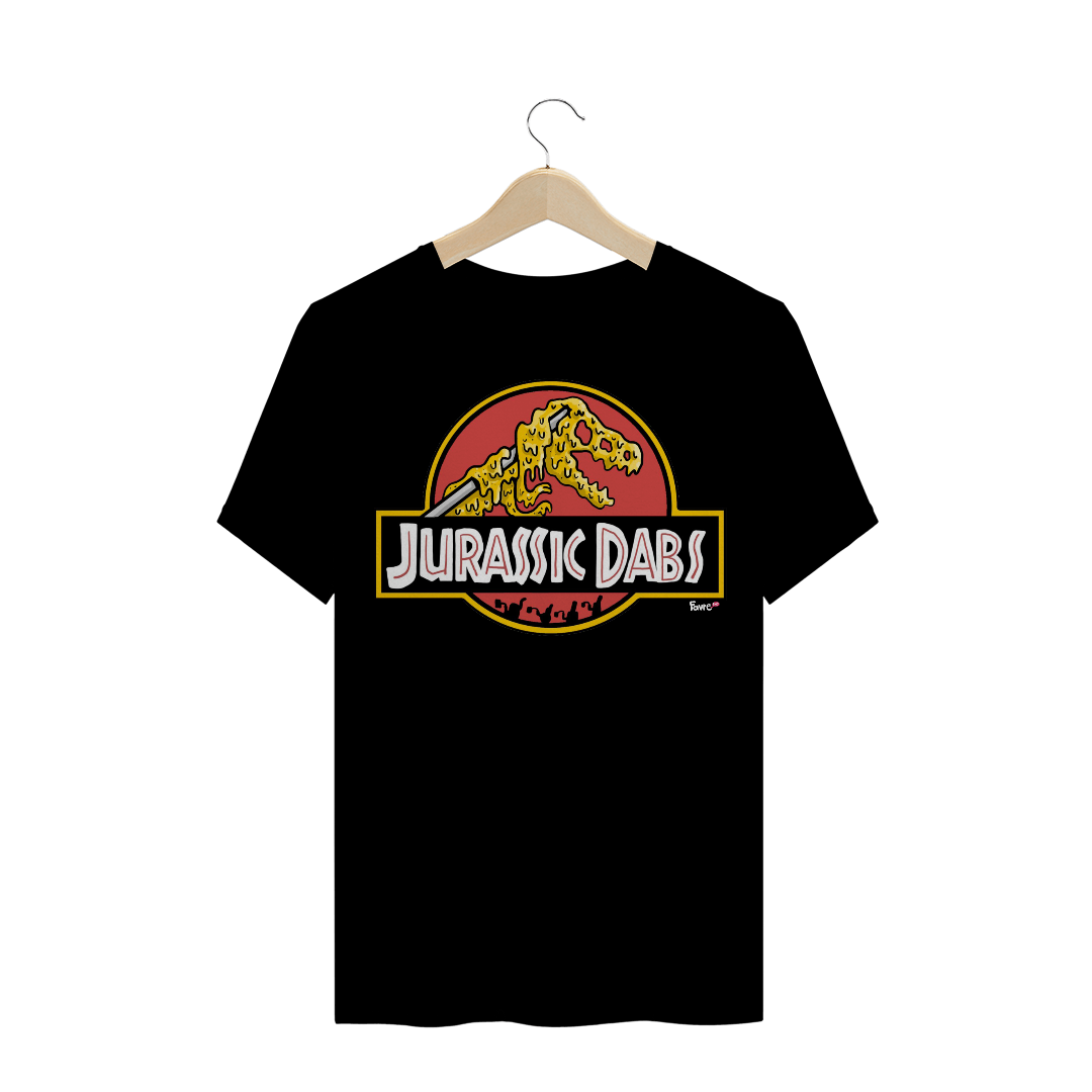Nome do produto  Jurassic Dabs | Preta | T-shirt