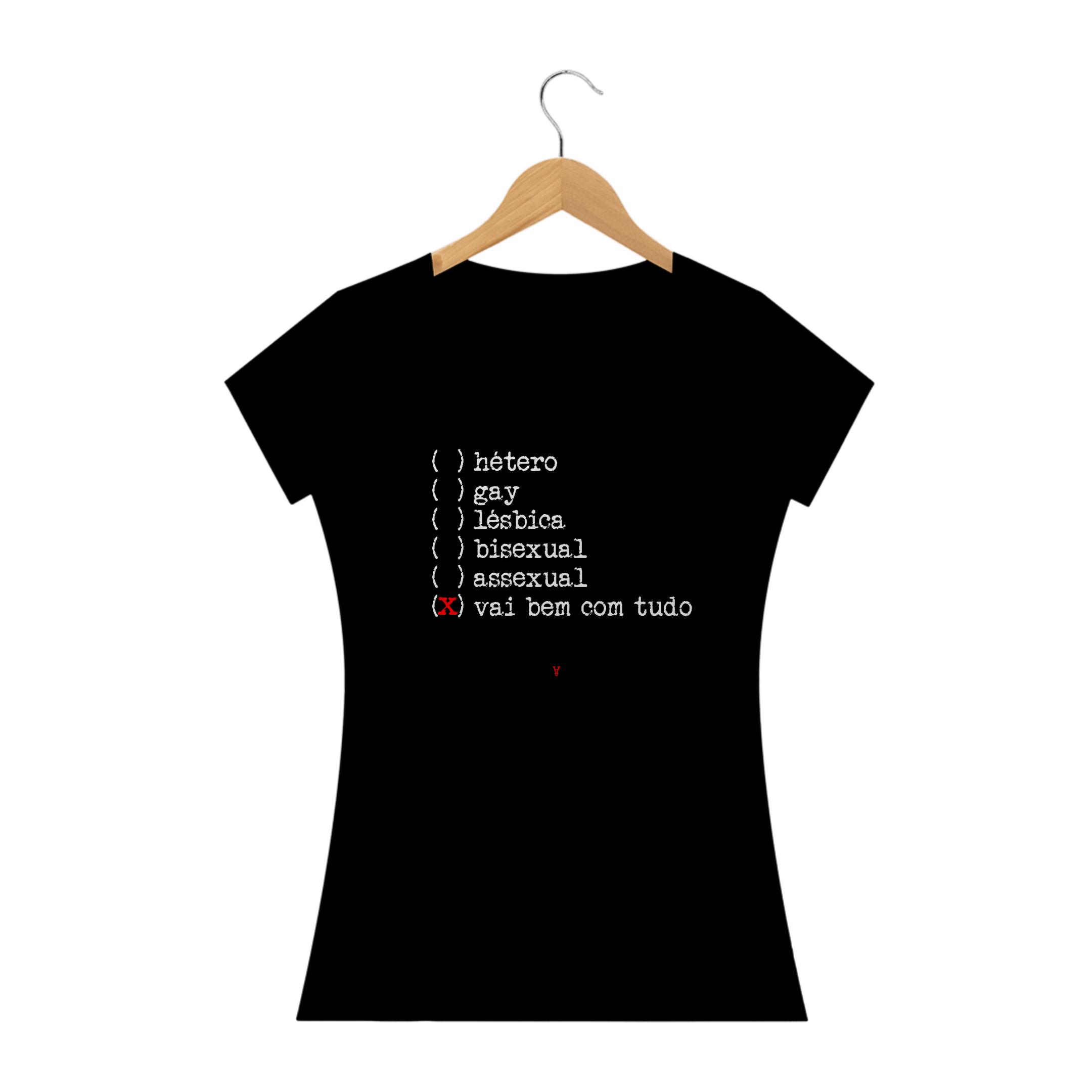 Nome do produto  vai bem com tudo (feminino texto branco)